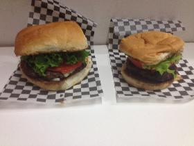 The Owiginal (6 oz) & Baby Burger (4 oz)